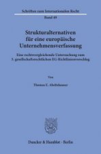 Strukturalternativen für eine europäische Unternehmensverfassung.