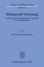 Stiftung und Verfassung.