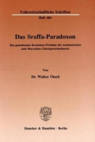 Das Sraffa-Paradoxon.