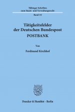 Tätigkeitsfelder der Deutschen Bundespost POSTBANK.
