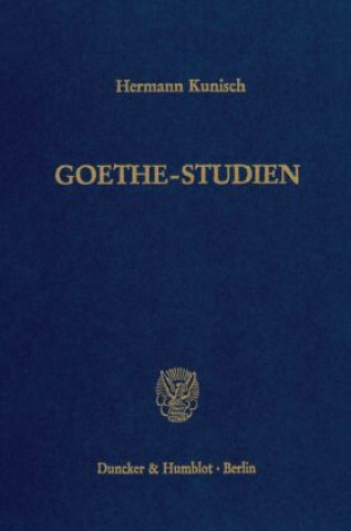 Goethe-Studien.