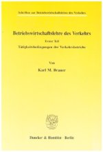 Betriebswirtschaftslehre des Verkehrs.