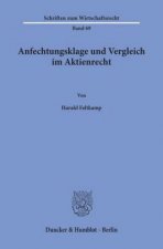 Anfechtungsklage und Vergleich im Aktienrecht.