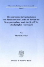 Die Abgrenzung der Kompetenzen des Bundes und der Länder im Bereich der Steuergesetzgebung sowie der Begriff der Gleichartigkeit von Steuern.