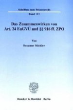 Das Zusammenwirken von Art. 24 EuGVÜ und 916 ff. ZPO.