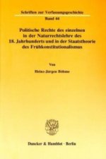 Politische Rechte des einzelnen in der Naturrechtslehre des 18. Jahrhunderts und in der Staatstheorie des Frühkonstitutionalismus.