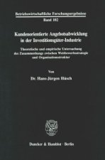 Kundenorientierte Angebotsabwicklung in der Investitionsgüter-Industrie.