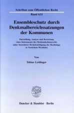 Ensembleschutz durch Denkmalbereichssatzungen der Kommunen.