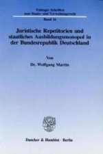 Juristische Repetitorien und staatliches Ausbildungsmonopol in der Bundesrepublik Deutschland.