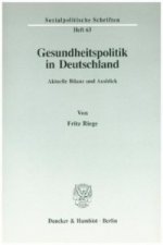 Gesundheitspolitik in Deutschland.