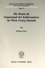 Die Kunst als Gegenstand der Kulturanalyse im Werk Georg Simmels.