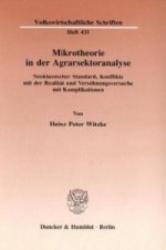 Mikrotheorie in der Agrarsektoranalyse.