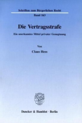Die Vertragsstrafe.