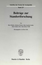 Beiträge zur Standortforschung.