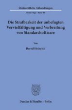 Die Strafbarkeit der unbefugten Vervielfältigung und Verbreitung von Standardsoftware.