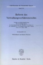Reform des Verwaltungsverfahrensrechts.