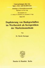 Duplizierung von Bankgeschäften im Wertbereich als Kernproblem der Marktzinsmethode.