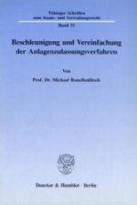 Beschleunigung und Vereinfachung der Anlagenzulassungsverfahren.