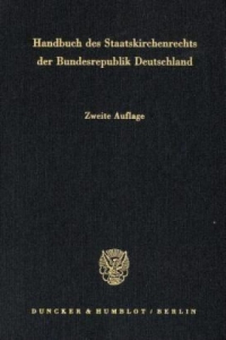 Handbuch des Staatskirchenrechts der Bundesrepublik Deutschland.. Bd.2