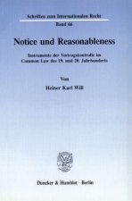 Notice and Reasonableness.