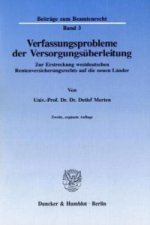 Verfassungsprobleme der Versorgungsüberleitung.