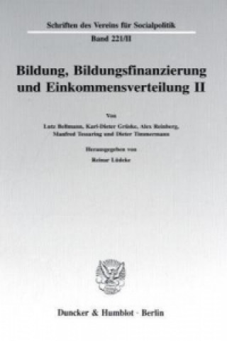 Bildung, Bildungsfinanzierung und Einkommensverteilung II.