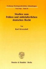 Studien zum frühen und mittelalterlichen deutschen Recht.