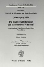 Die Wettbewerbsfähigkeit der ostdeutschen Wirtschaft.