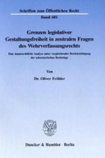 Grenzen legislativer Gestaltungsfreiheit in zentralen Fragen des Wehrverfassungsrechts.