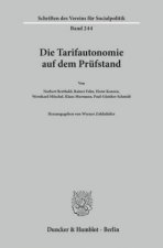 Die Tarifautonomie auf dem Prüfstand.