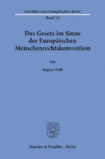 Das Gesetz im Sinne der Europäischen Menschenrechtskonvention.