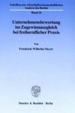 Unternehmensbewertung im Zugewinnausgleich bei freiberuflicher Praxis.