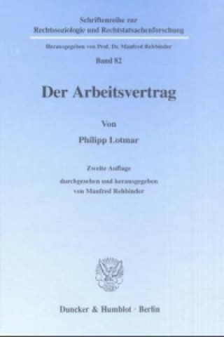 Der Arbeitsvertrag.