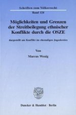 Möglichkeiten und Grenzen der Streitbeilegung ethnischer Konflikte durch die OSZE,