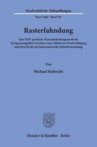 Rasterfahndung.