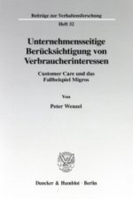 Unternehmensseitige Berücksichtigung von Verbraucherinteressen.