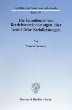 Die Kündigung von Betriebsvereinbarungen über betriebliche Sozialleistungen.