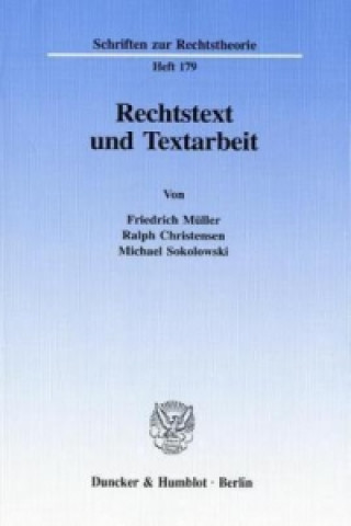 Rechtstext und Textarbeit.