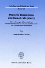 Deutsche Bundesbank und Demokratieprinzip.