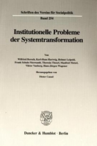 Institutionelle Probleme der Systemtransformation.