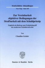 Zur Vereinbarkeit objektiver Bedingungen der Strafbarkeit mit dem Schuldprinzip.