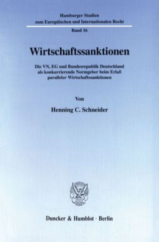 Wirtschaftssanktionen.