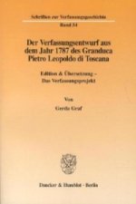Der Verfassungsentwurf aus dem Jahr 1787 des Granduca Pietro Leopoldo di Toscana.