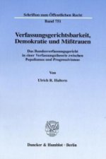 Verfassungsgerichtsbarkeit, Demokratie und Mißtrauen.