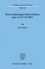 Das beschleunigte Strafverfahren gem. 417 ff. StPO.