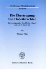 Die Übertragung von Hoheitsrechten.