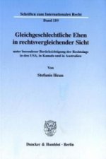 Gleichgeschlechtliche Ehen in rechtsvergleichender Sicht