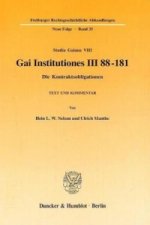 Gai Institutiones III 88 - 181.