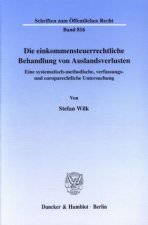 Die einkommensteuerrechtliche Behandlung von Auslandsverlusten.