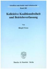 Kollektive Koalitionsfreiheit und Betriebsverfassung.